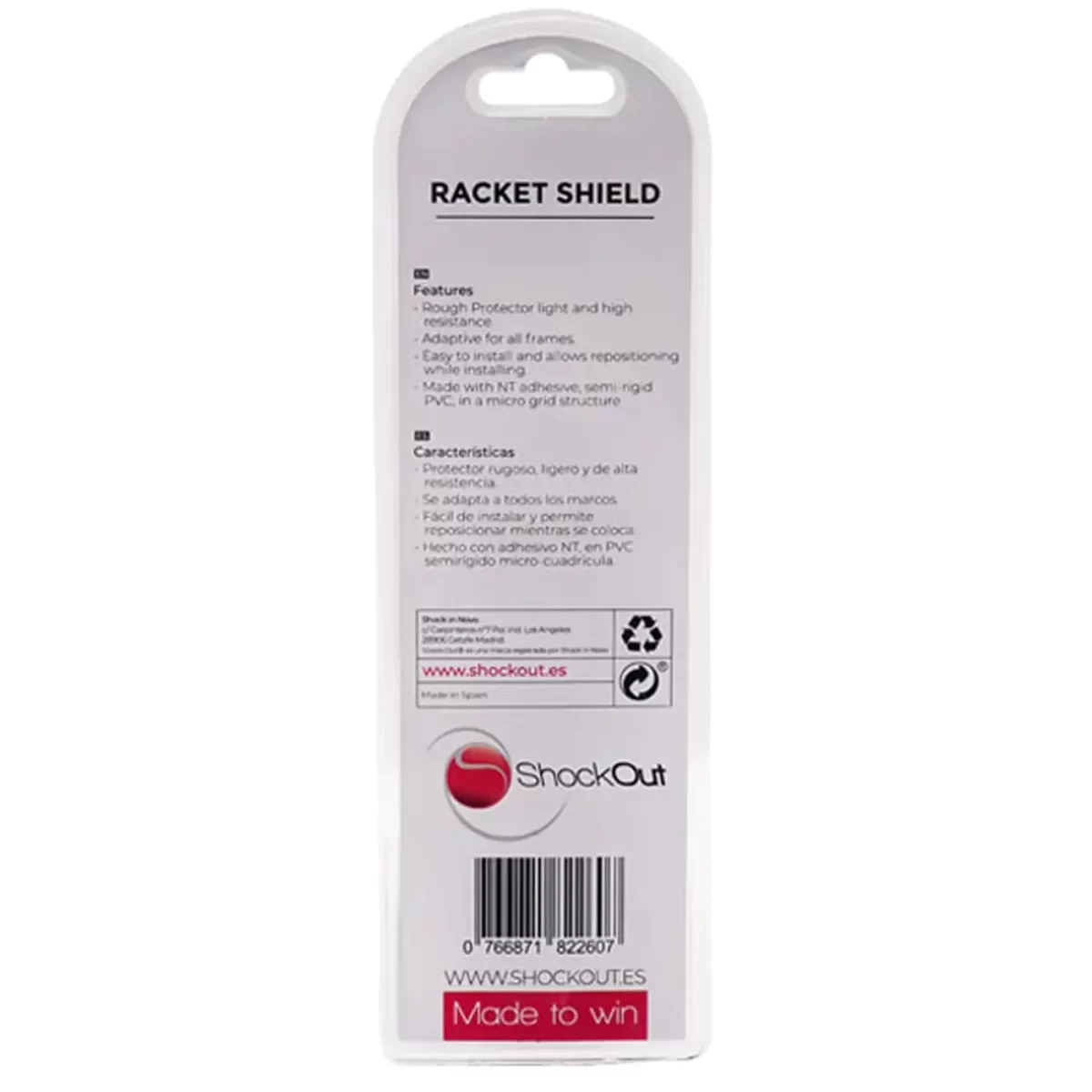 SHOCKOUT PADEL RACKET PROTECTOR BALL DESIGN, Protector for padel rackets, Image 4