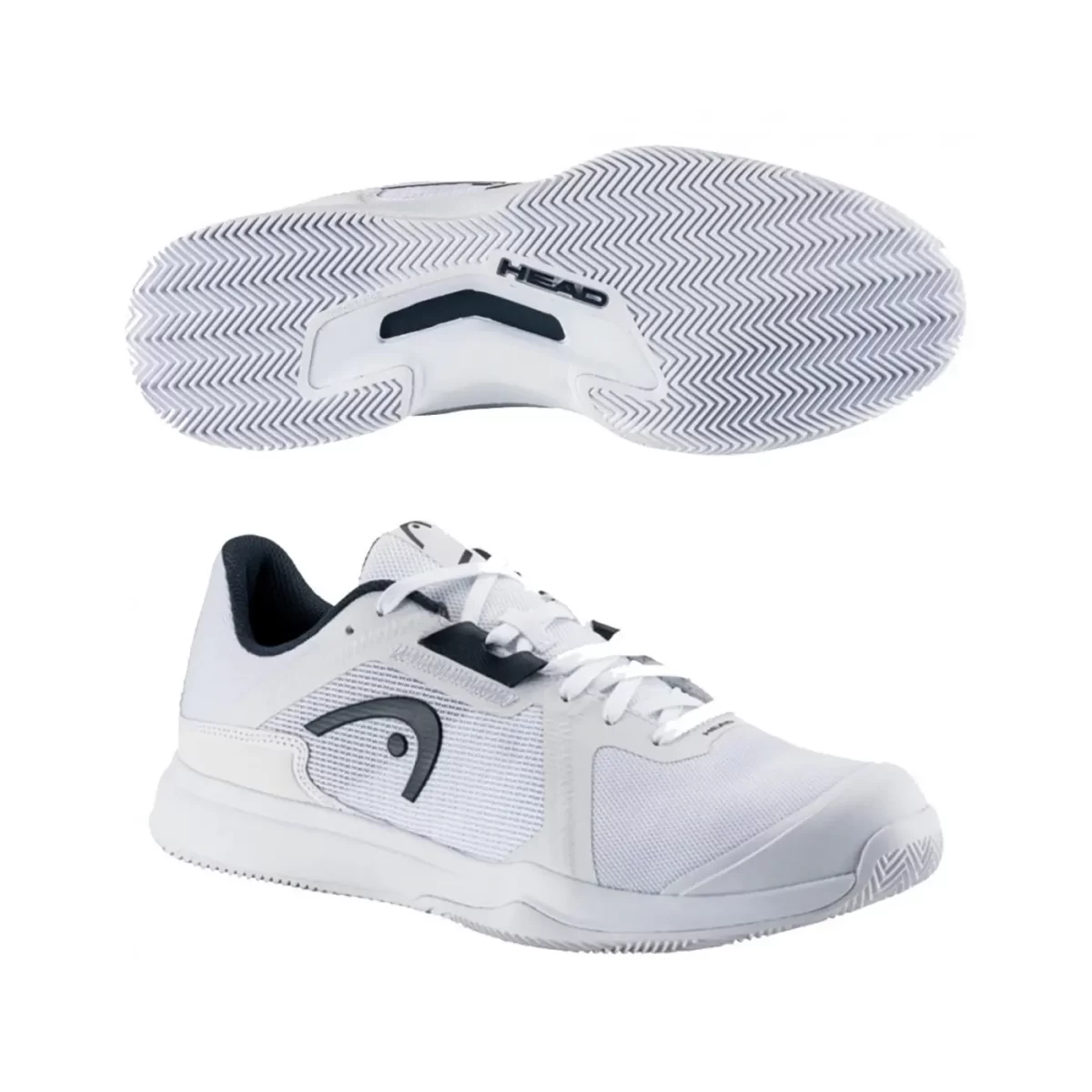 HEAD SPRINT TEAM 3.5 CLAY MEN'S PADEL SHOES WHITE BLUEBERRY Image 3