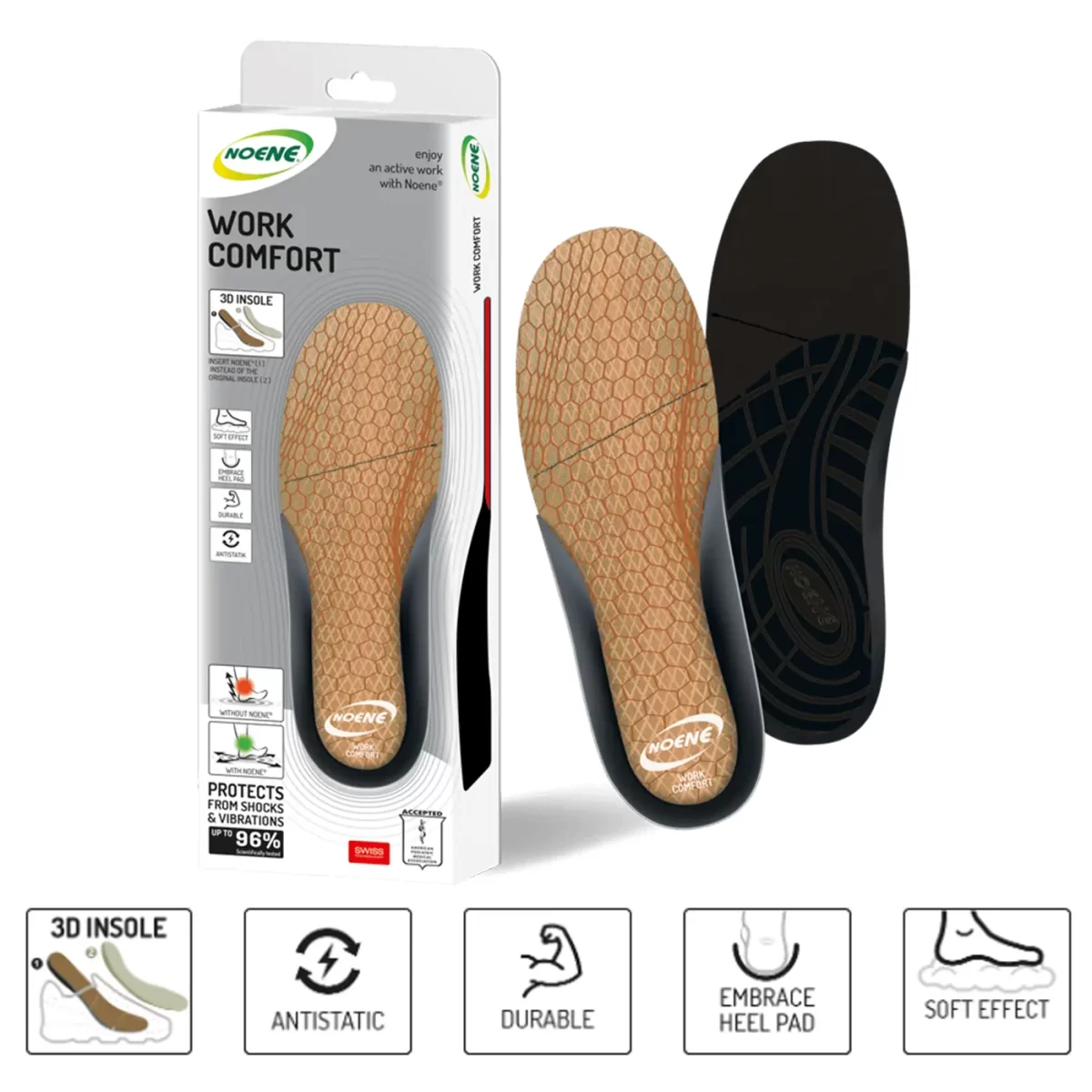 NOENE WORK COMFORT 3D INSOLE Image 2