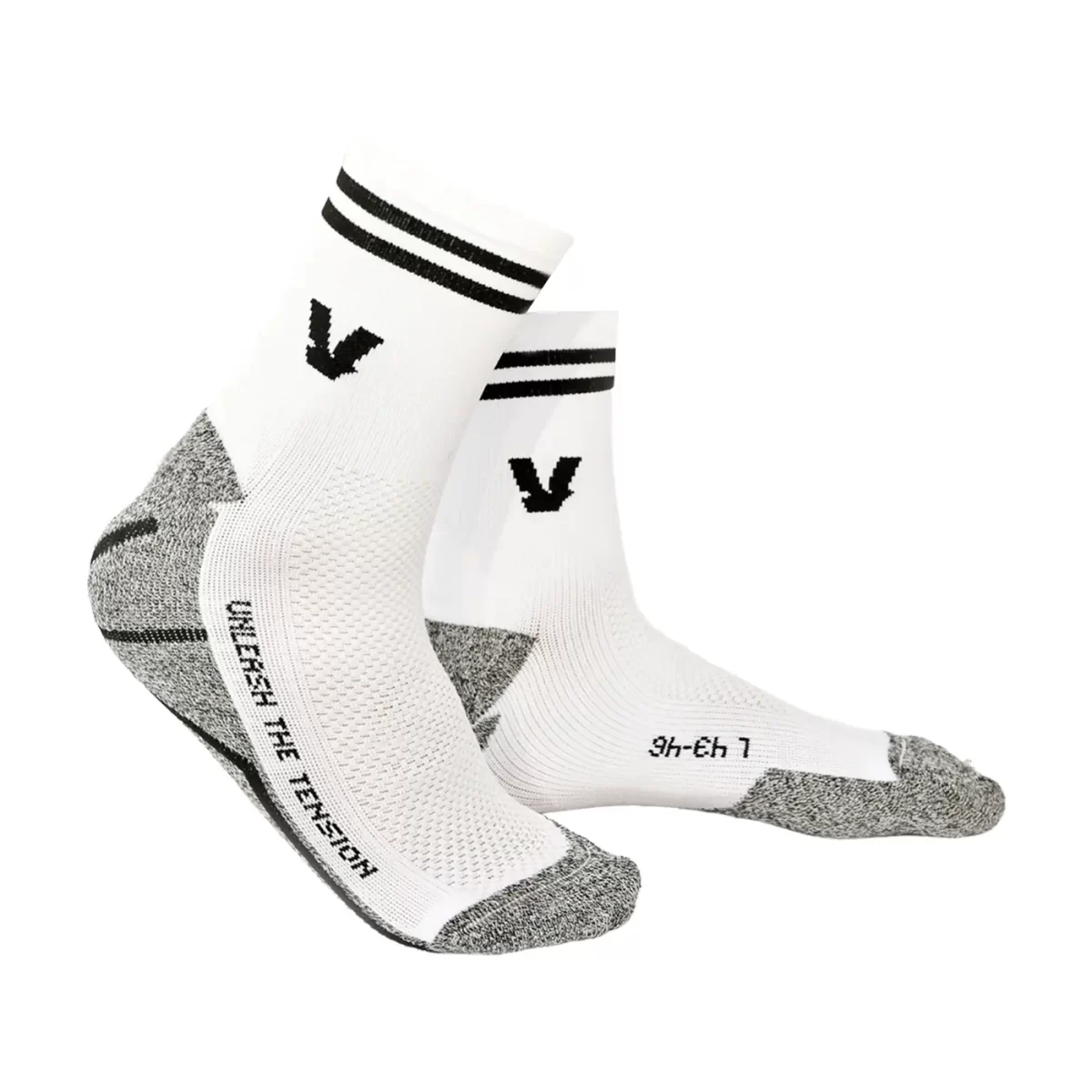 Volt Padel Socks High Performance White Pack Of 2