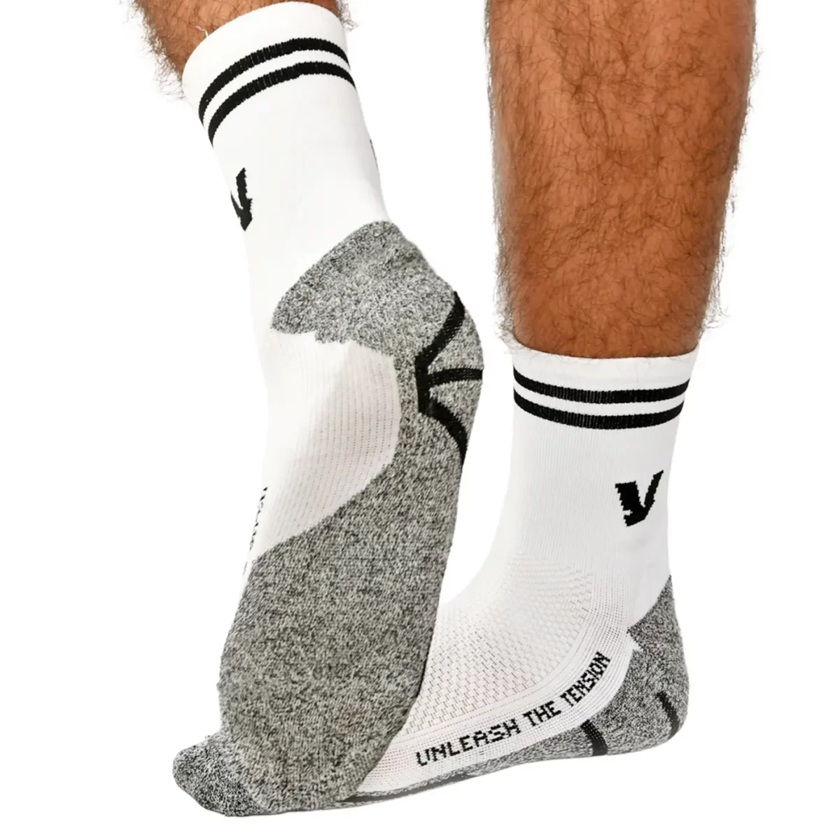 Volt Padel Socks High Performance White Pack Of 2 Image 1