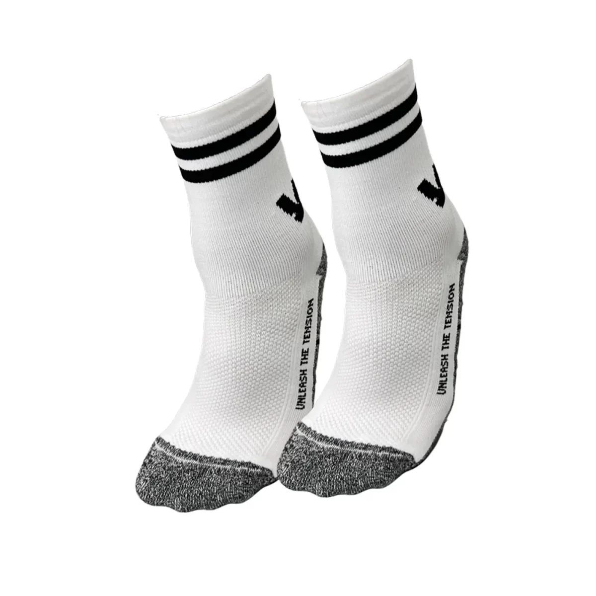 Volt Padel Socks High Performance White Pack Of 2 Image 2