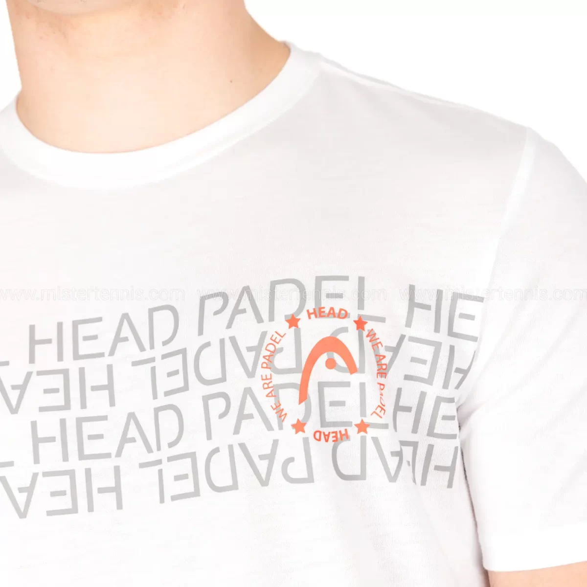 Head Logo Padel T-Shirt SPW White Image 1