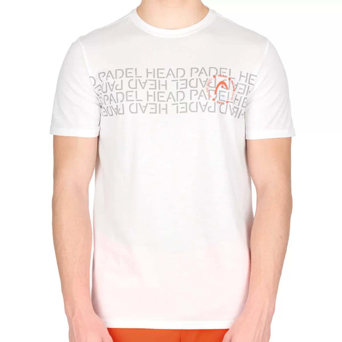 Head Logo Padel T-Shirt SPW White Image 3