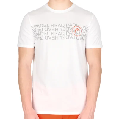 Head Logo Padel T-Shirt SPW White Image 3