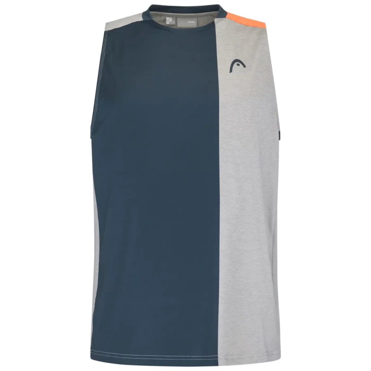 Head PADEL TANK TOP MEN Grey Orange Image 5