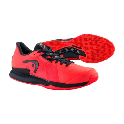 Head Sprint Pro 3.5 Clay Men's Padel Shoes Red Black Image 4