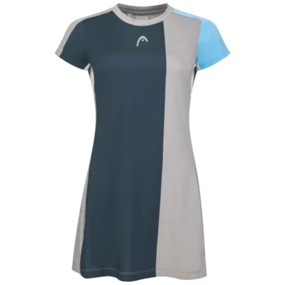 Head Tech Women's Padel Dress Grey Navy image 1