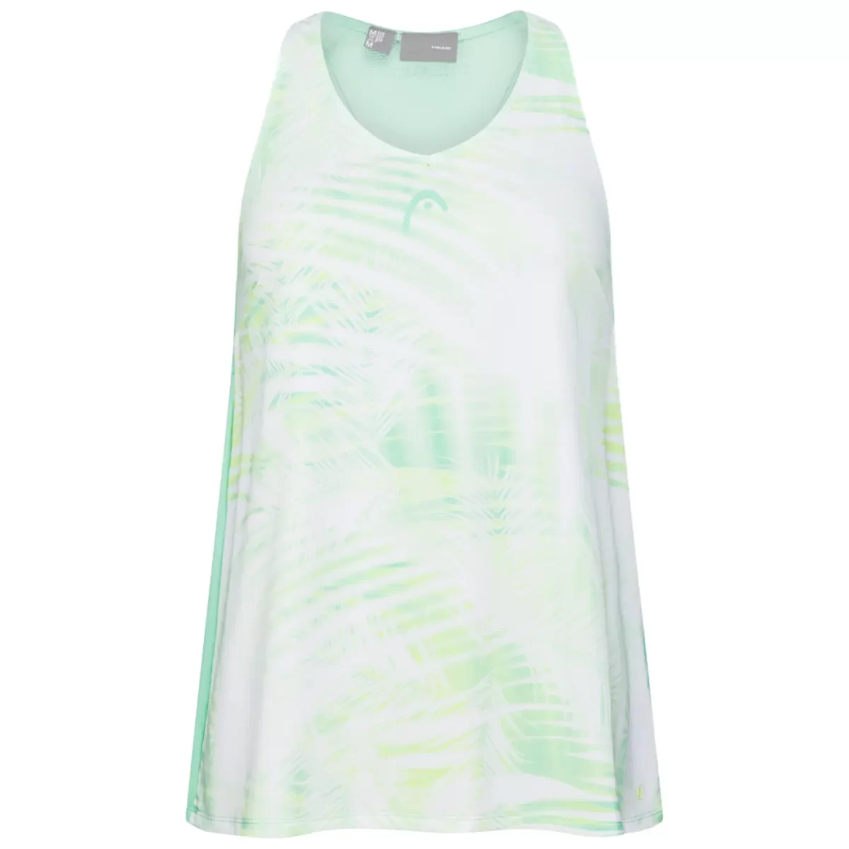 Head Women's Agility Tech Tank Top Pastel Green Print Vision Image 1