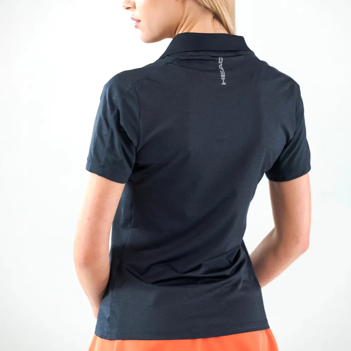 Head Women's Padel Tech Polo Shirt Navy Image 5