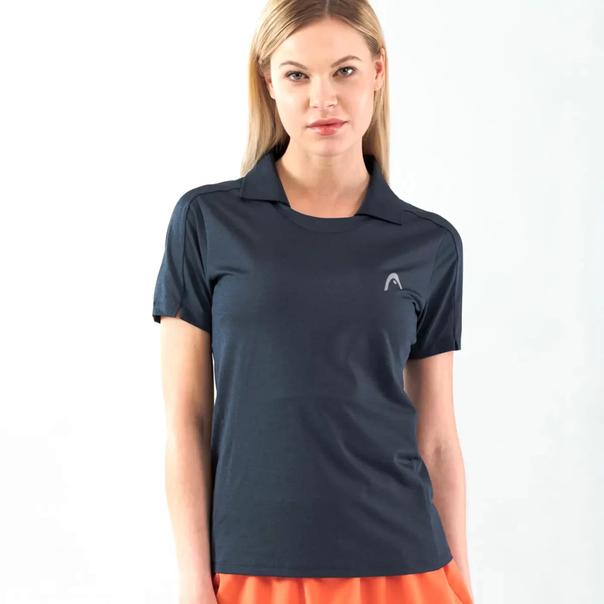 Head Women's Padel Tech Polo Shirt Navy Image 6