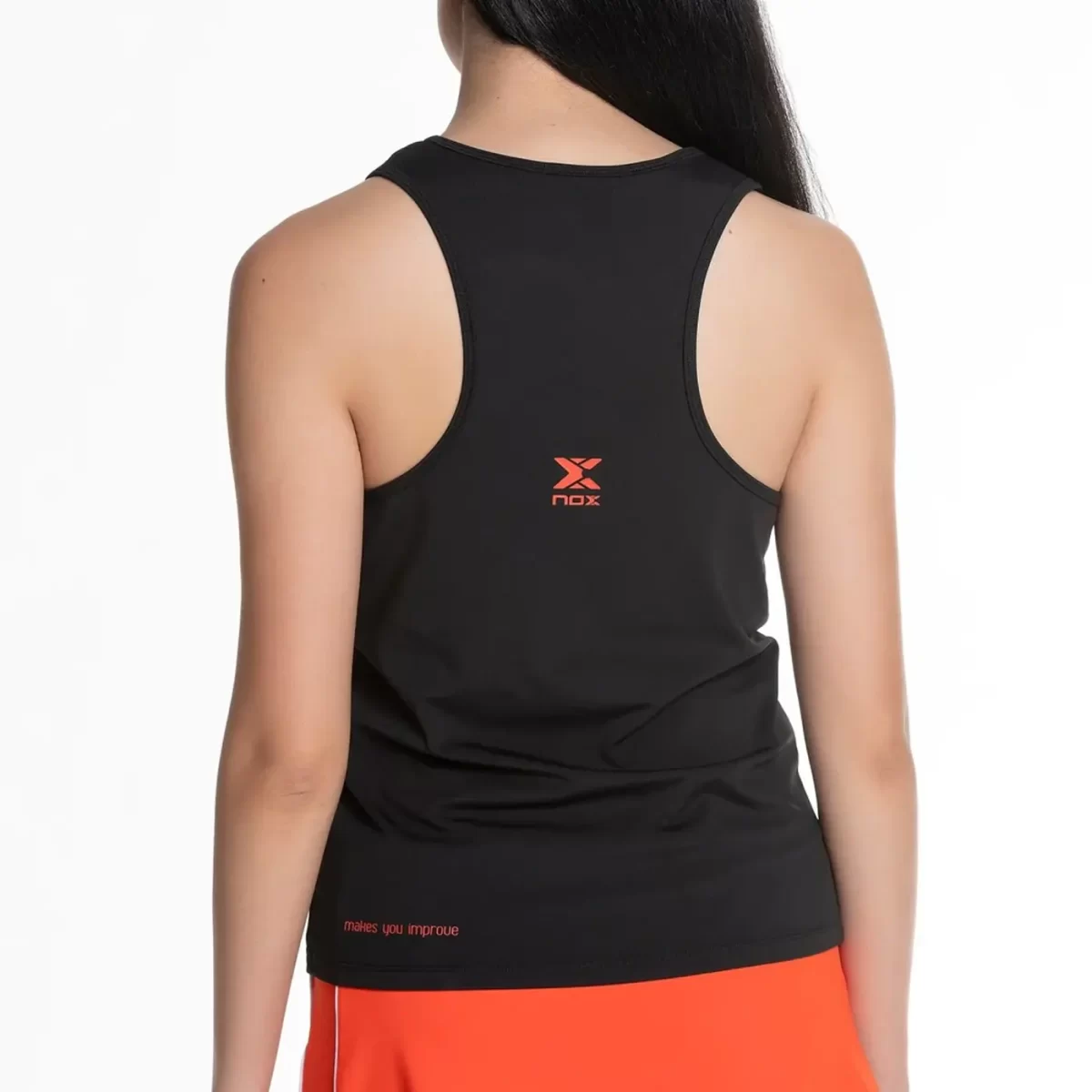 NOX Women's Padel TANK TOP Black Image 2