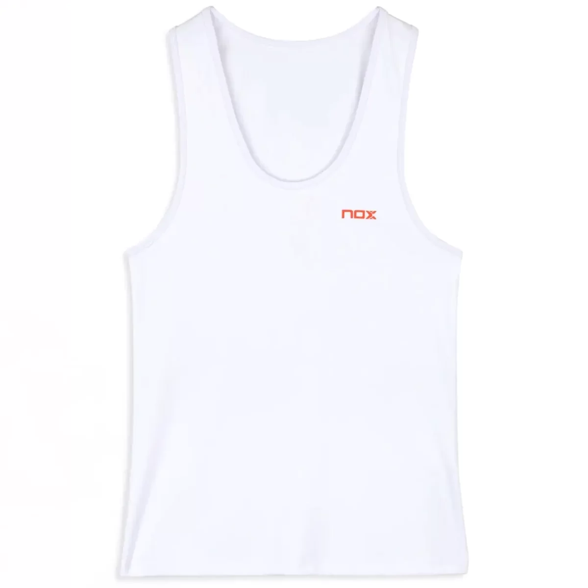 NOX Women's Padel TANK TOP, Padel Apparel for Women White Image 4