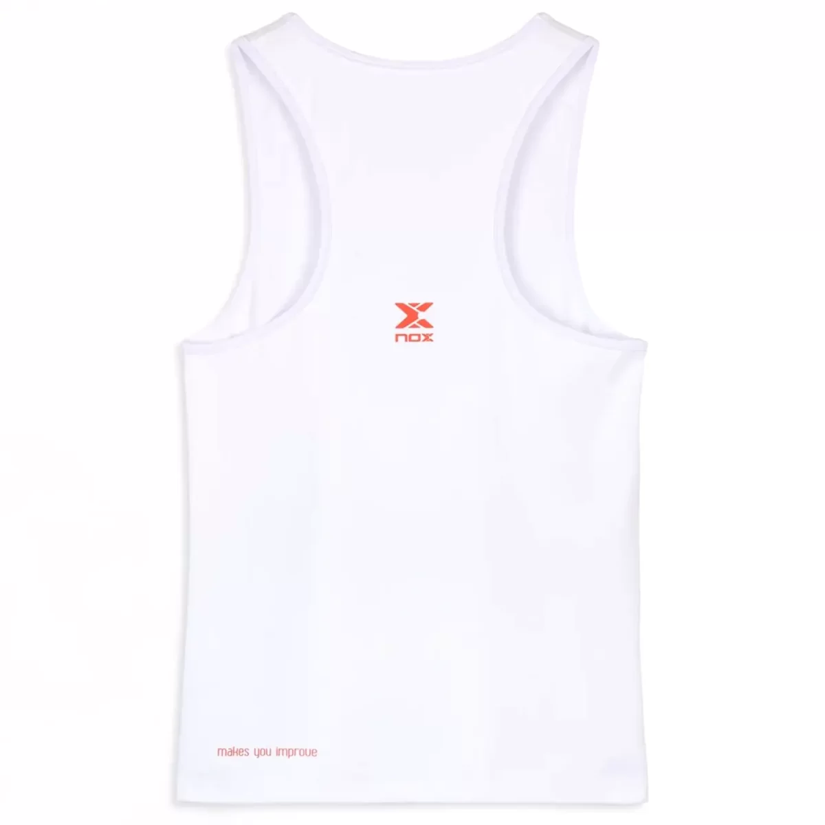 NOX Women's Padel TANK TOP, Padel Apparel for Women White Image 5