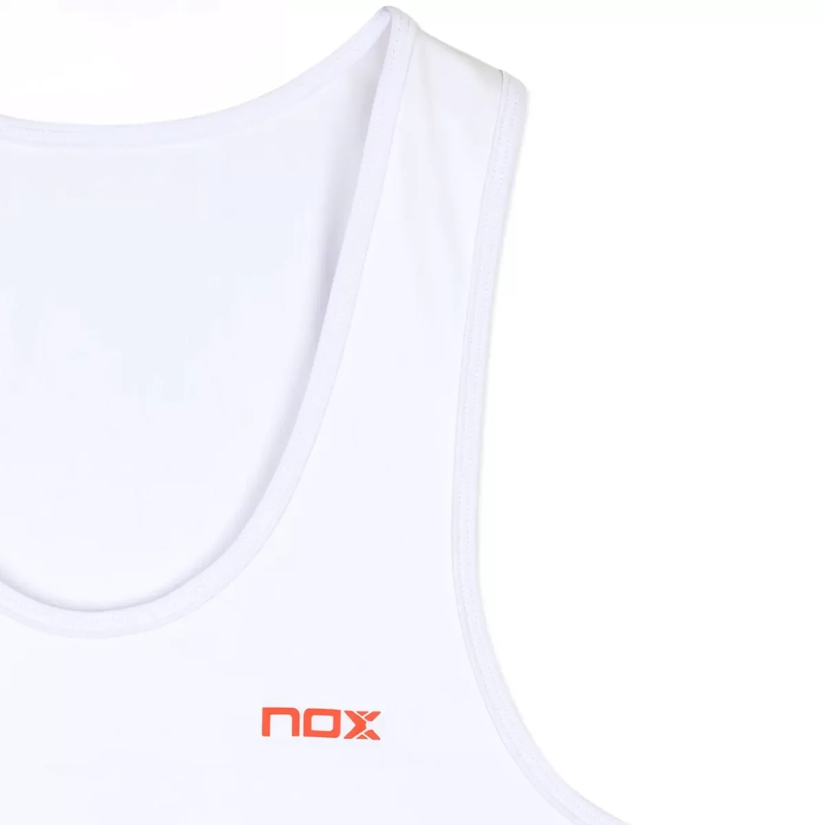 NOX Women's Padel TANK TOP, Padel Apparel for Women White Image 6