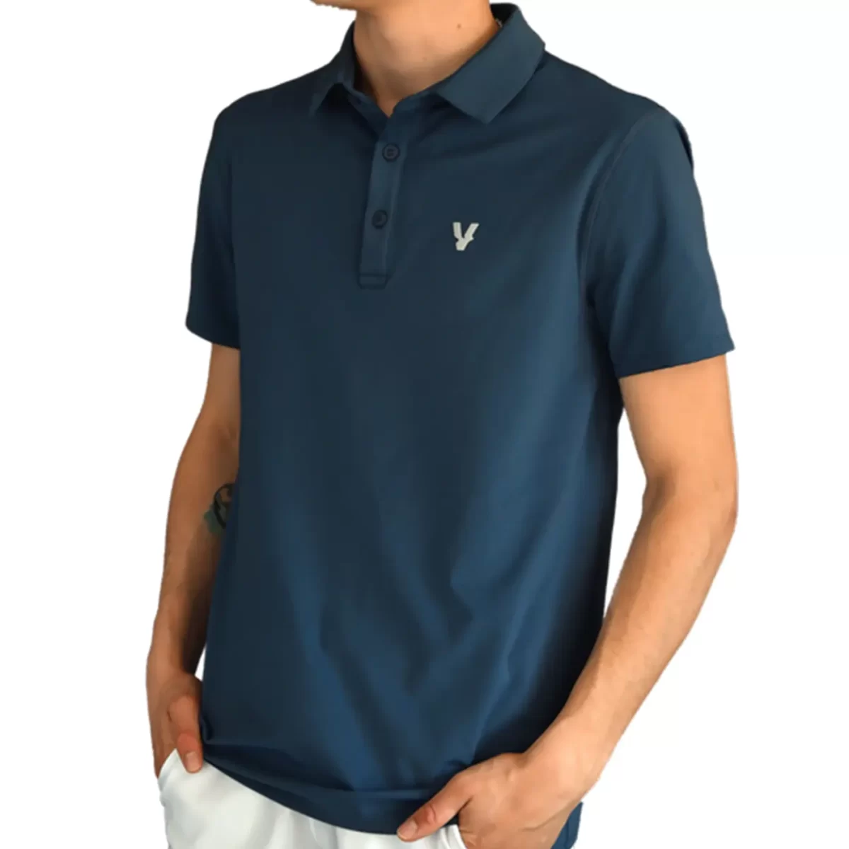 VOLT Padel Performance Polo shirt teal blue v4 image 2