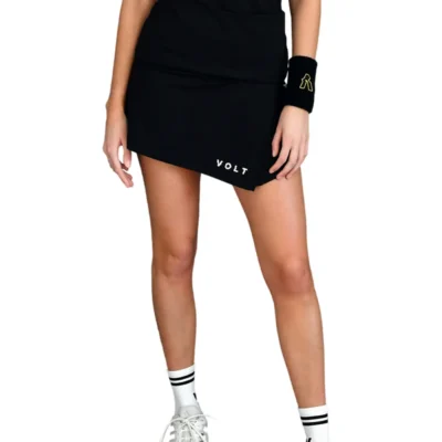 VOLT Padel Performance Skirt black v4, Women's Padel Skirt Image 2