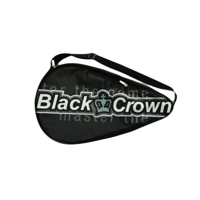 BLACK CROWN PITON Racket Cover Bag Black White