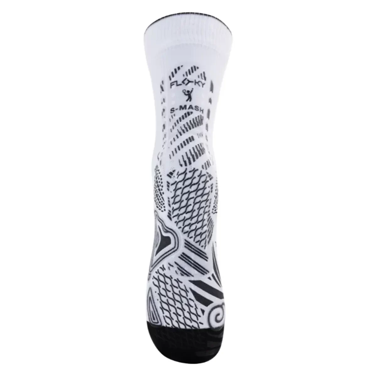 FLOKY Padel Socks S-mash White 02