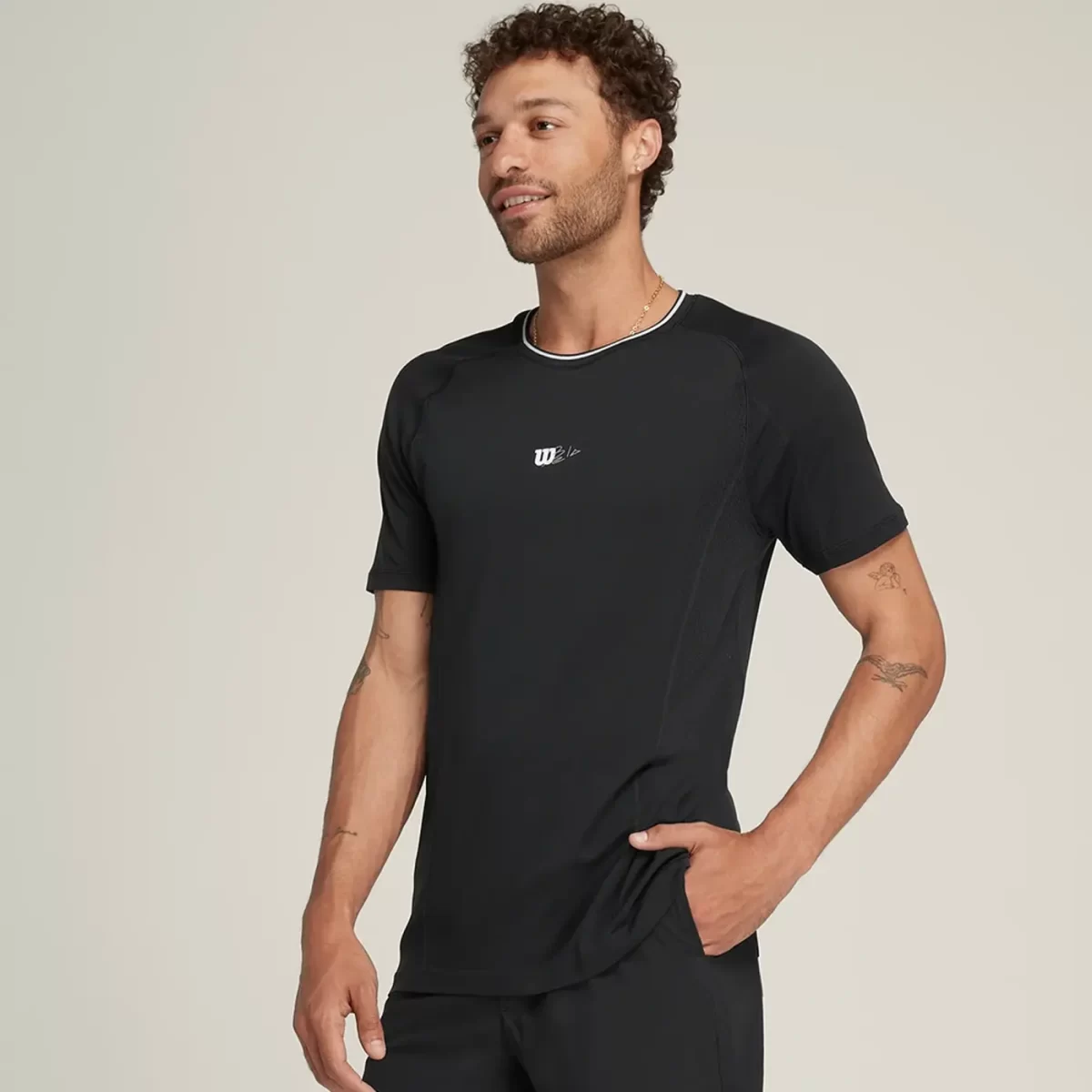 Wilson Padel Shirt PLAYER'S SEAMLESS CREW image 2