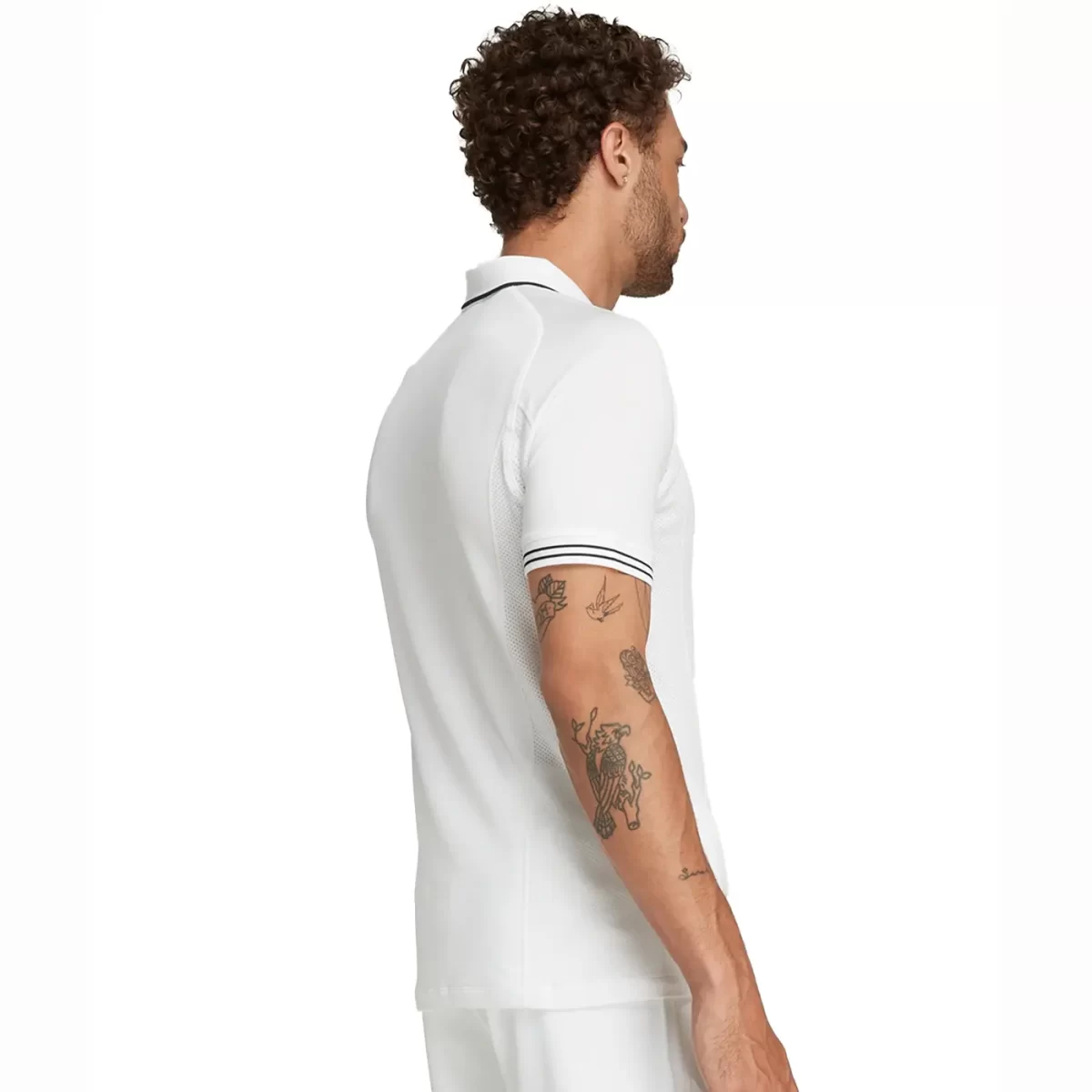 Wilson Padel Shirt Player's Seamless Polo White 2