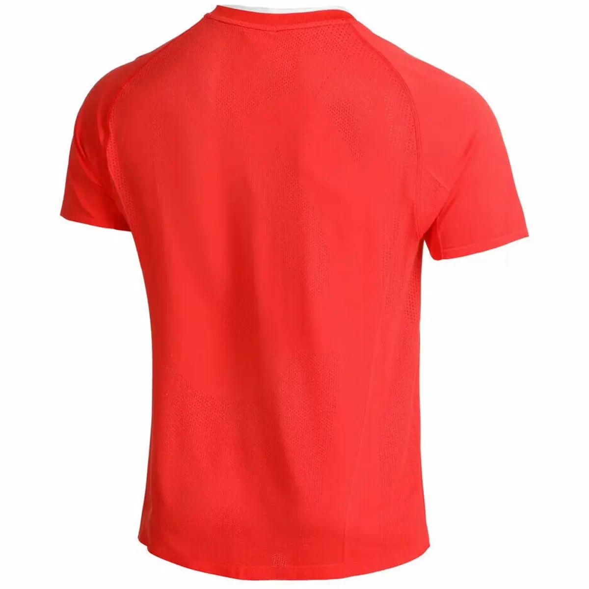 Wilson Padel Shirt Player's Seamless Zip Henley Red 2