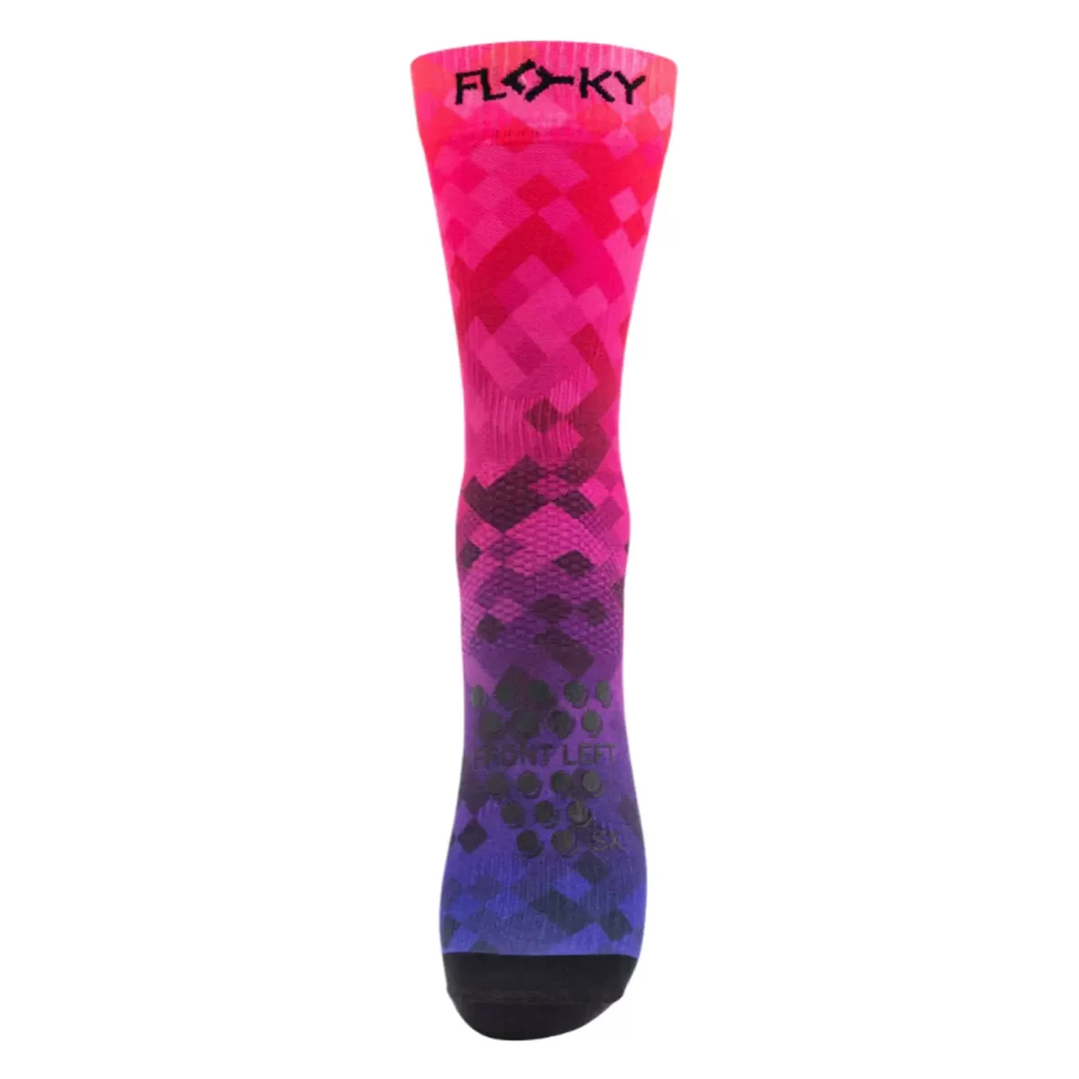 FLOKY Biomechanical Padel Socks S-Mash Pixels 01