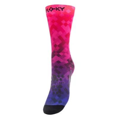 FLOKY Biomechanical Padel Socks S-Mash Pixels