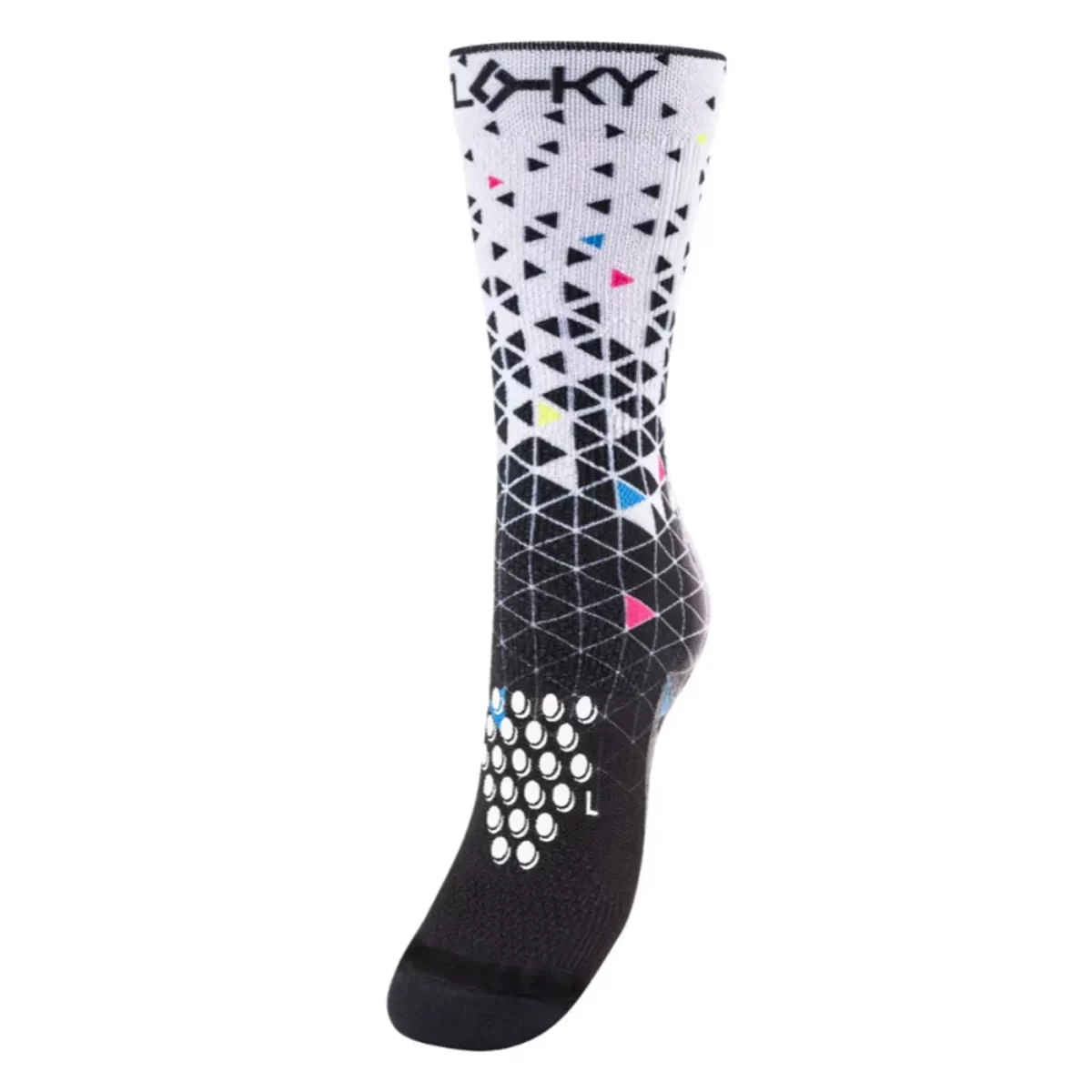 FLOKY Padel Biomechanical Socks S-Mash Black Degrade image 1