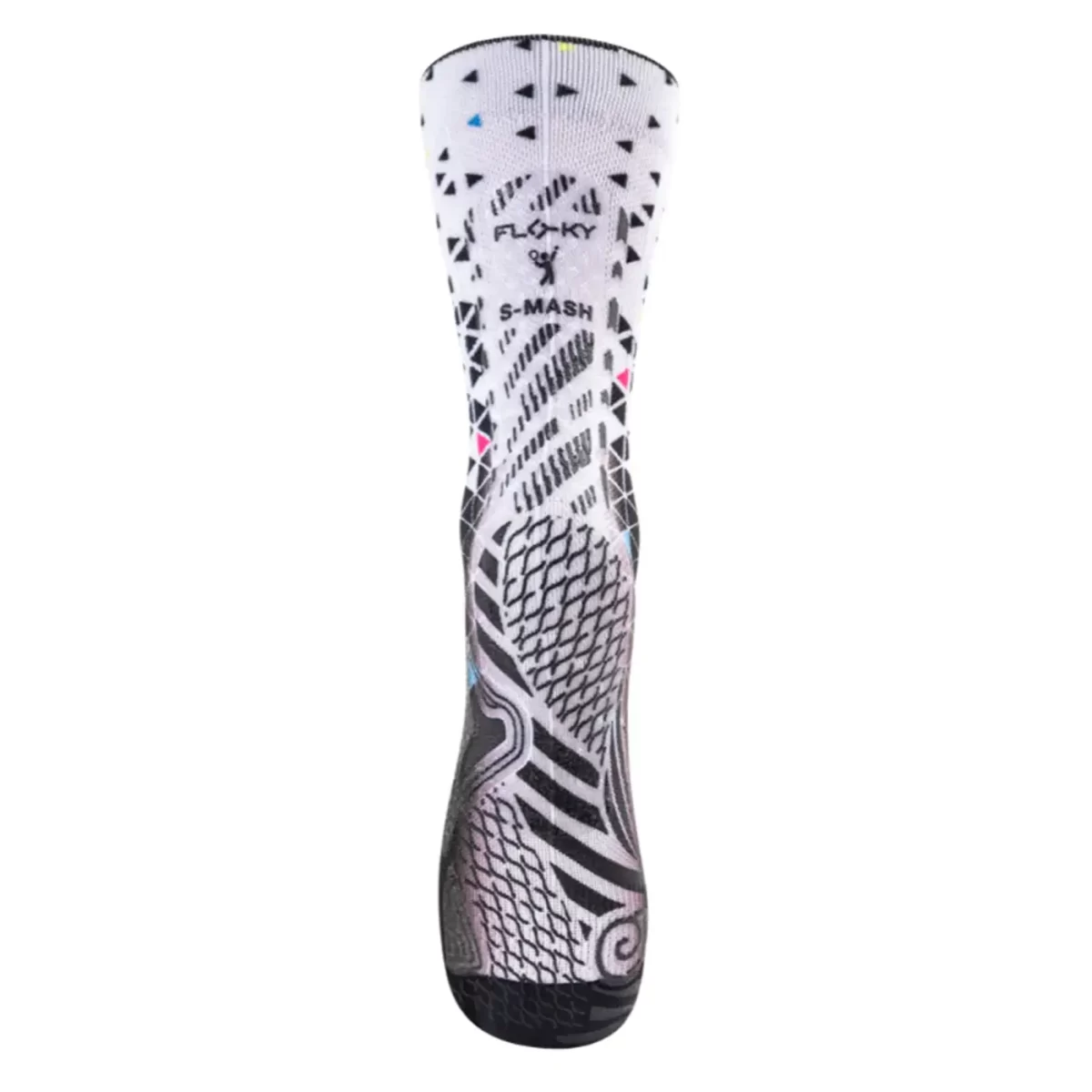 FLOKY Padel Biomechanical Socks S-Mash Black Degrade image 3