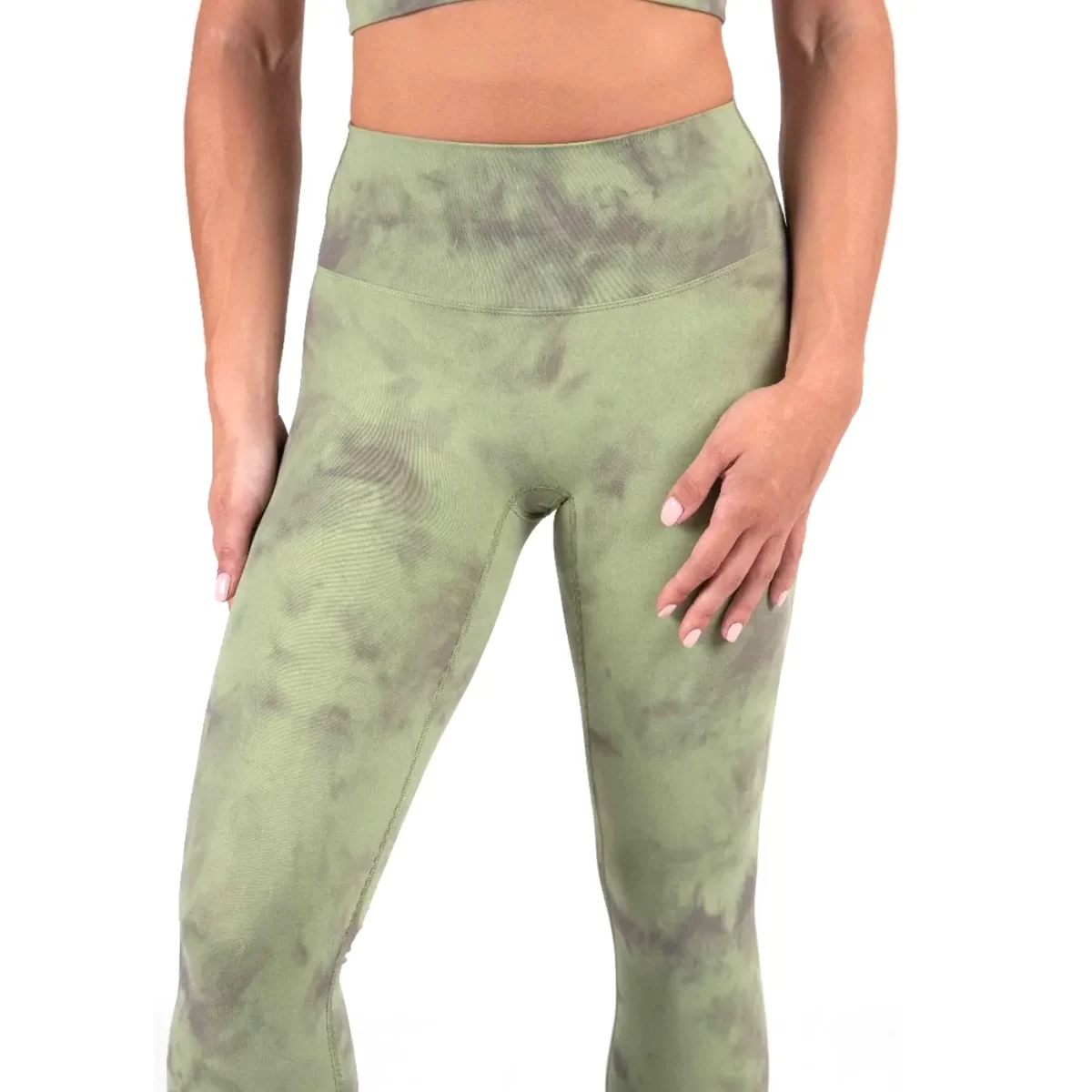 BE DAZED Leggings green 1