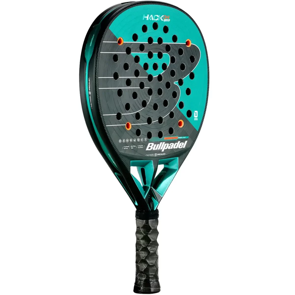 BULLPADEL HACK 04 HYBRID 2025 Padel Racket 02