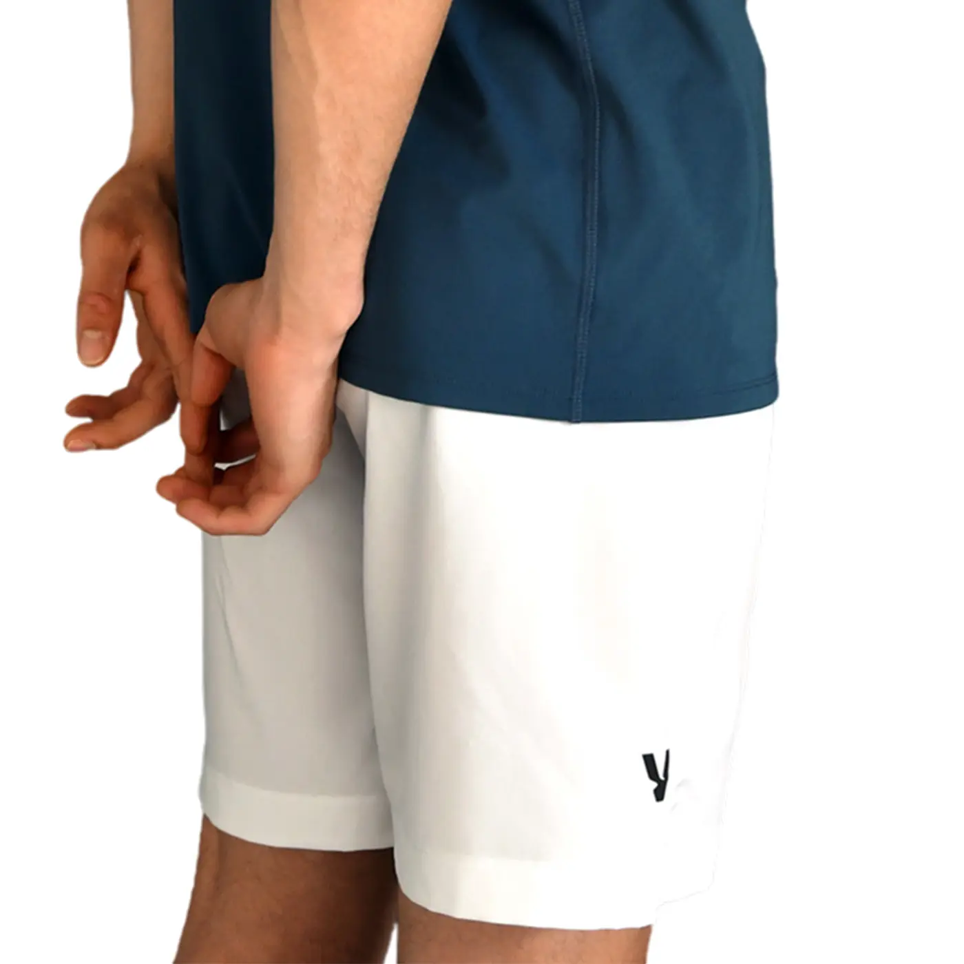 VOLT Performance V4 Padel Shorts White 02