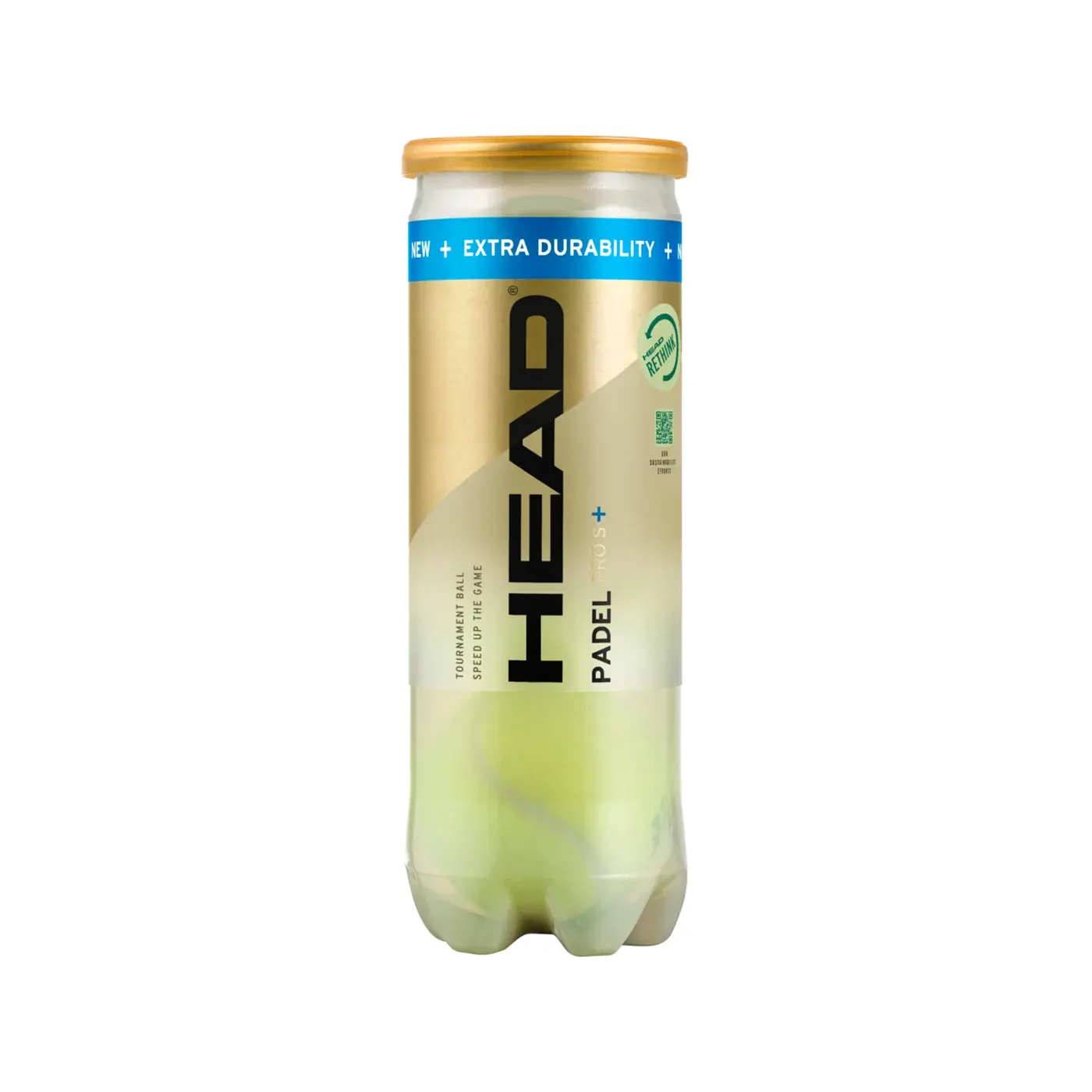 HEAD PRO S+ Padel Balls Can of 3