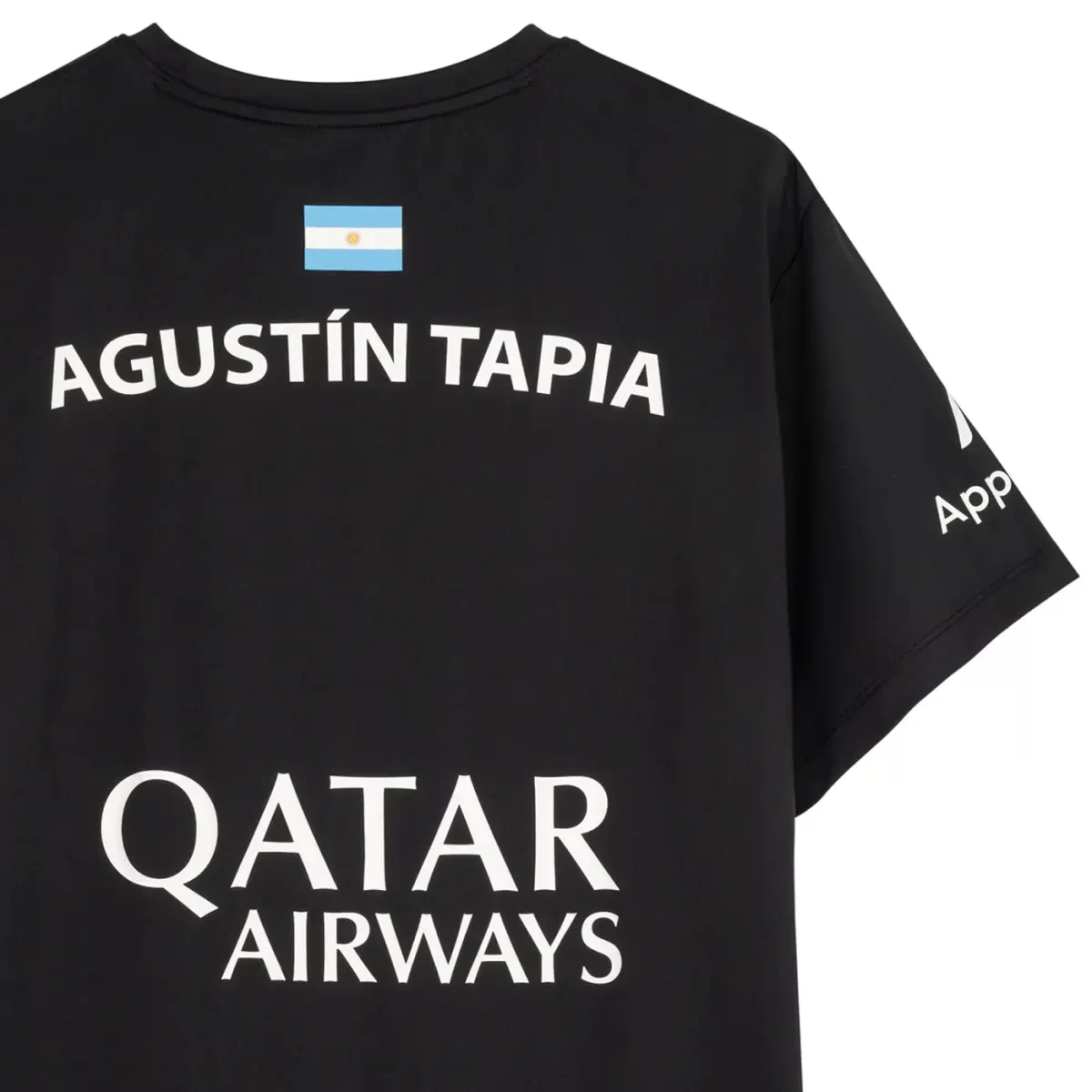 NOX SponsorsA Agustin Tapia AT10 Padel T-Shirt Black