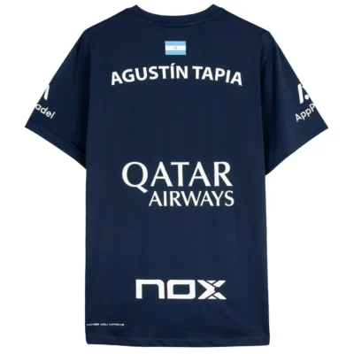 NOX Sponsors Agustin Tapia AT10 Padel T-Shirt Blue 23