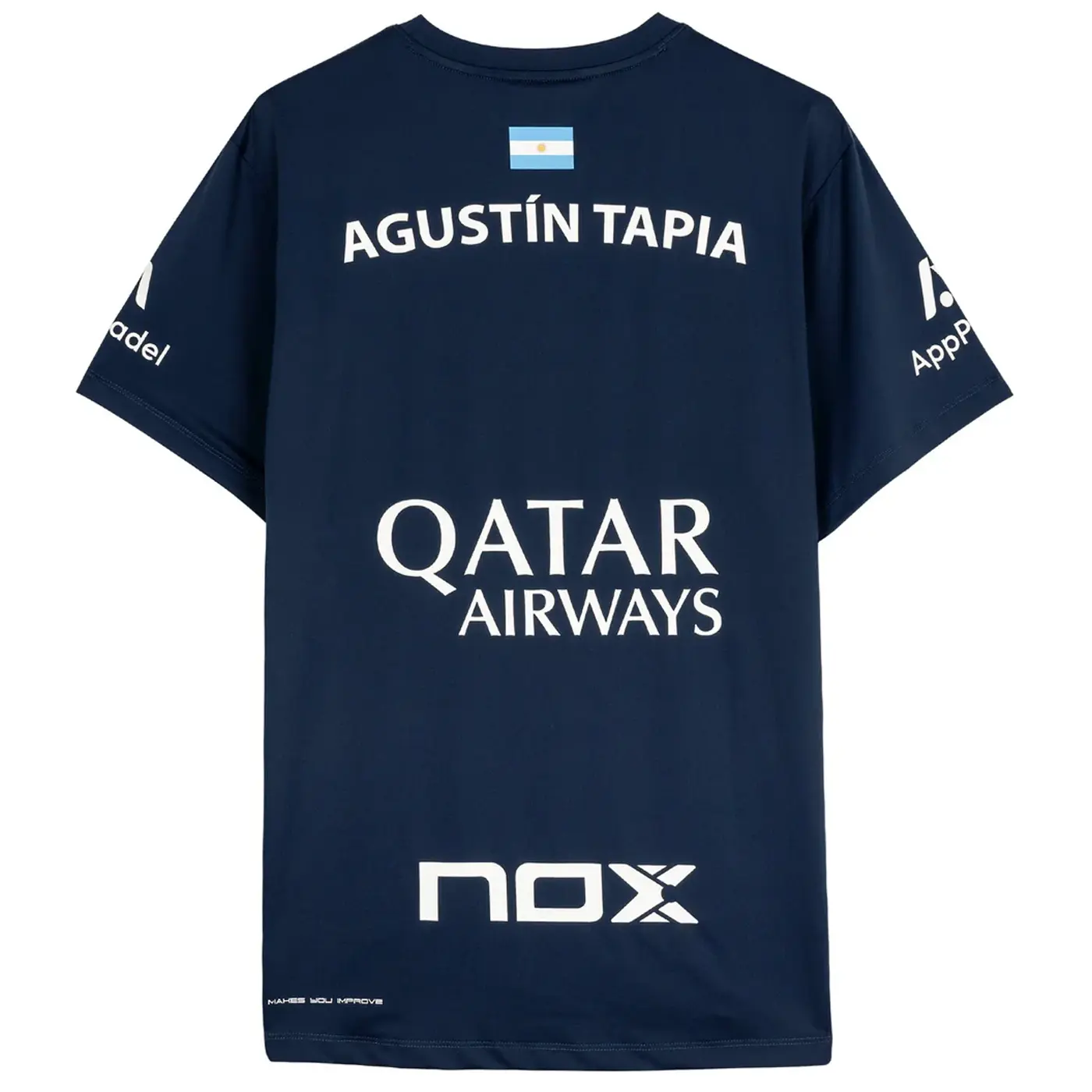 NOX Sponsors Agustin Tapia AT10 Padel T-Shirt Blue 23