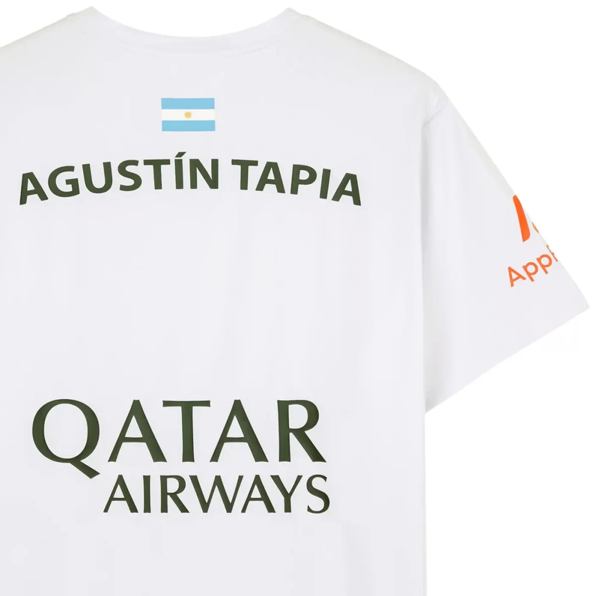 NOX Sponsors Agustin Tapia AT10 Padel T-Shirt White 04