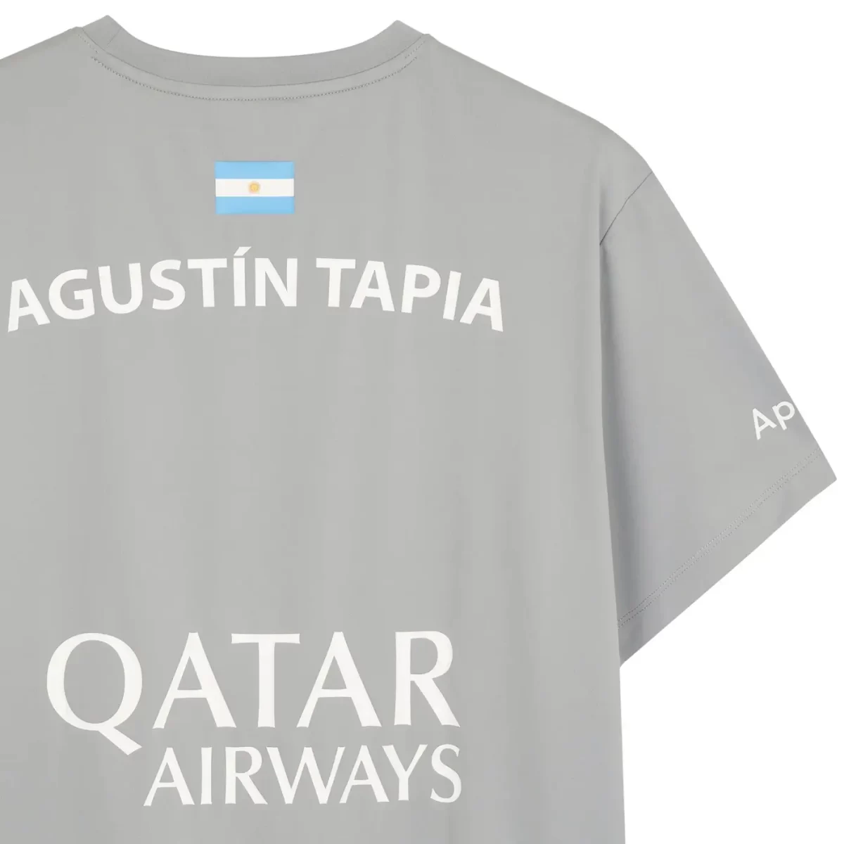 NOX Sponsors Agustín Tapia AT10 Padel T-shirt Grey 01